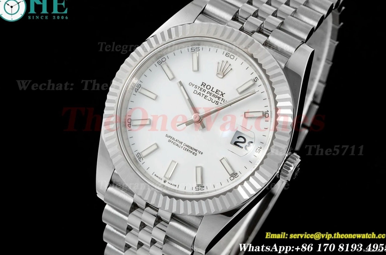 Stk A3235 126334 41mm SS White Jub SS Datejust EWEF 1231